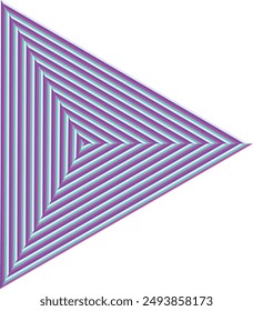 An abstract psychedelic spiral swirl shape design element.