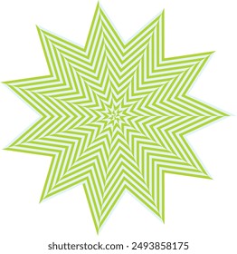 An abstract psychedelic spiral swirl shape design element.