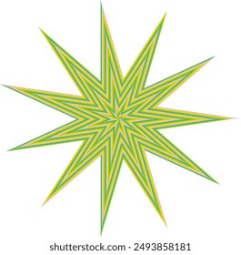 An abstract psychedelic spiral swirl shape design element.