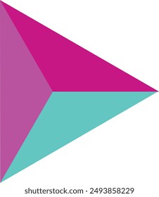 An abstract psychedelic spiral swirl shape design element.