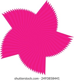 An abstract psychedelic spiral swirl shape design element.