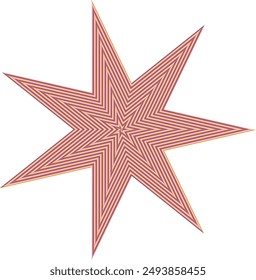 An abstract psychedelic spiral swirl shape design element.