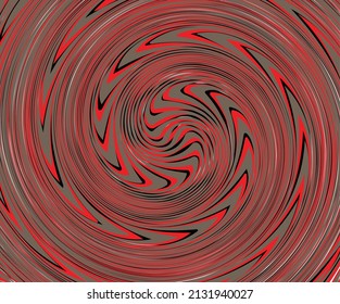 Abstract psychedelic stripes for digital wallpaper design. Line art pattern. Copper wavy liquid texture. Monochrome design. Vector print template. Geometry curve lines pattern. Futuristic concept