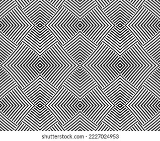  Abstract psychedelic stripes for digital wallpaper design. Line art pattern. Monochrome design. Vector print template. Geometry curve lines pattern. Futuristic concept