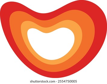 Abstract Psyhedelic Retro Rainbow Background