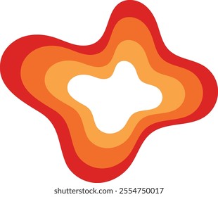 Abstract Psyhedelic Retro Rainbow Background