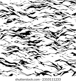 Abstract puddle motif for textile design