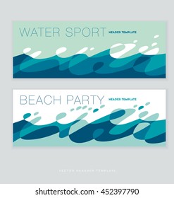 abstract pure water pattern. modern geometry background. vector illustration.