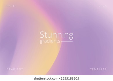 Abstract purple, 2025 Trendy and modern gradient fluid wave background