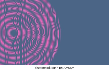 Abstract Purple Background with 3d Effect in Futuristic Style. Metal Grid. Trendy Background with Wavy Stripes and Gradient for Web Design, Presentation, Poster, Wallpaper, Banner, Illustration, Cover