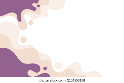 Abstrakter violetter Hintergrund mit schönen, flüssigen Formen