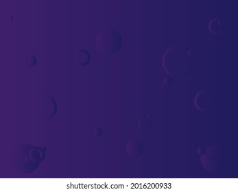 Abstract purple background. Purple circles and bubbles. Gradient background. Wallpapers