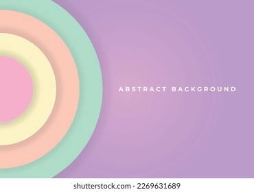abstract purple background with colorful circles
