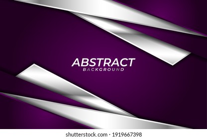 Abstract Purple Background Combine with Metallic Line
