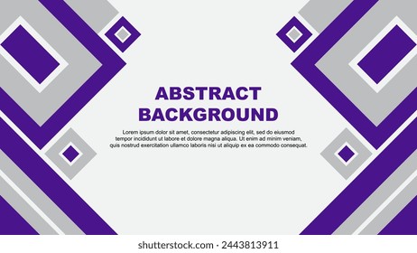 Abstract Purple Background Design Template. Banner Wallpaper Vector Illustration. Purple Cartoon