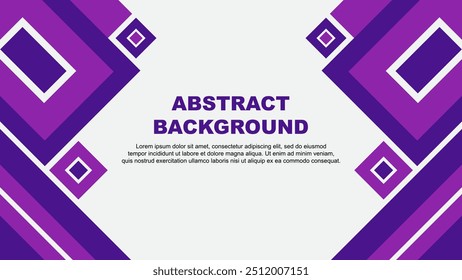Modelo de projeto de plano de fundo roxo abstrato. Ilustração abstrata do vetor do papel de parede do banner. Desenho Animado Roxo
