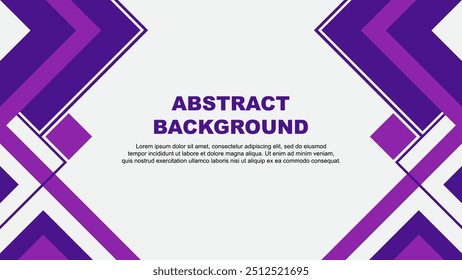 Abstract Purple Background Design Template. Abstract Banner Wallpaper Vector Illustration. Purple Banner