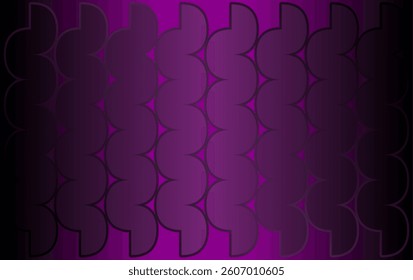 abstract purple background. Background design with Vertical Purple and Black Sinuous Wave Design. Modern Geometric Gradient Wave with Purple Hue