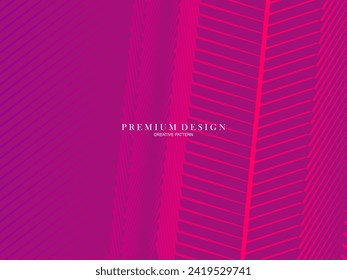 Abstract purple background with diagonal lines. Modern vector illustration. premium pink gradient line background design.