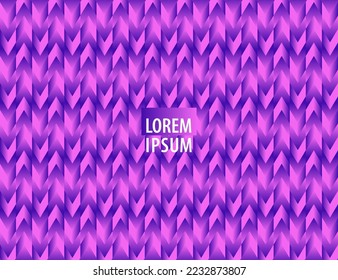 Abstract purple background. Up and down arrow pattern. Repeating orange texture wallpaper. Colorful banner template with gradient shapes design. Luxury design presentation. Modern vector.