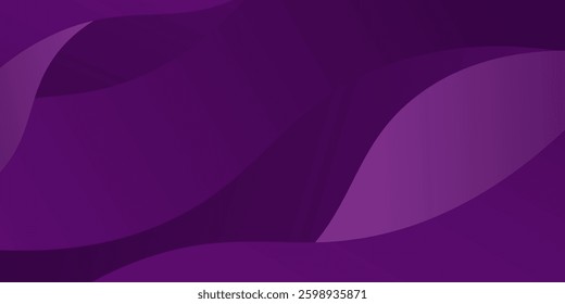 Abstract purple background. Dynamic curve composition. Modern purple pattern backdrop. vector