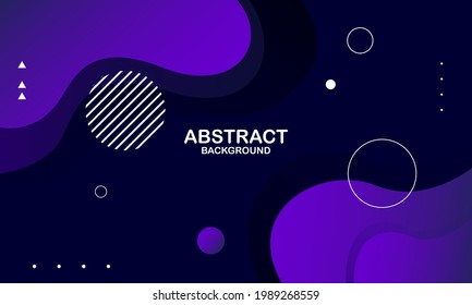 Abstract purple background. Dynamic shapes composition.  Vector illustration