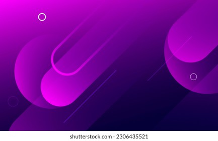 Abstract purple background. Dynamic shapes composition. Vector illustration