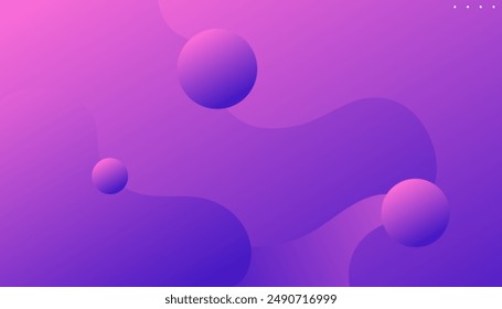 Abstract purple background. Dynamic shapes composition.  Suit for business, institution, conference, party, Vector illustration
