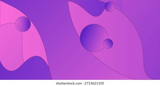 Abstract purple background. Dynamic shapes composition.  Suit for business, institution, conference, party, Vector illustration