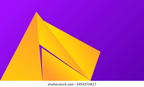 ABSTRACT PURPLE BACKGROUND ELEGANT GRADIENT SMOOTH LIQUID COLORFUL DESIGN WITH GEOMETRIC TRIANGLE SHAPES VECTOR TEMPLATE GOOD FOR MODERN WEBSITE, WALLPAPER, COVER DESIGN 