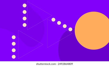 FONDO Abstractas PÚRPURA COLOR PLANO CON FORMAS GEOMÉTRICAS PLANTILLA DE DISEÑO DE VECTOR PARA FONDO DE PANTALLA, DISEÑO DE CUBIERTA, DISEÑO DE PÁGINA DE INICIO