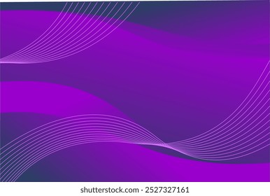 Abstract purple background with flowing lines and wave patterns, creating a dynamic and modern visual effect. Perfect for digital designs, presentations, or creative projects.

