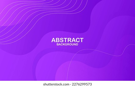 Abstract purple background. Fluid shapes composition. Vector illustration