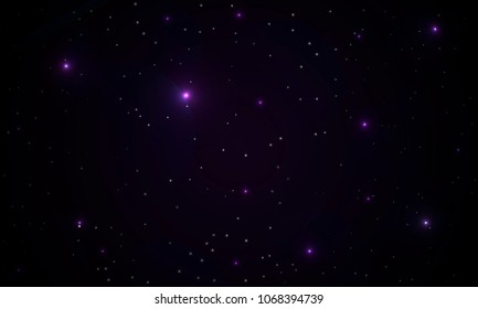 Abstract purple background of a galaxy