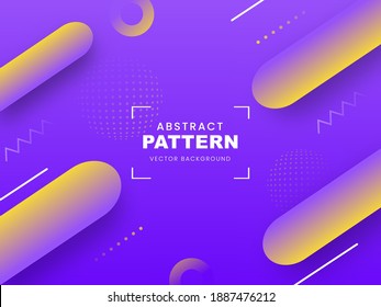 Abstract Purple Background with Geometric Gradient Lines.