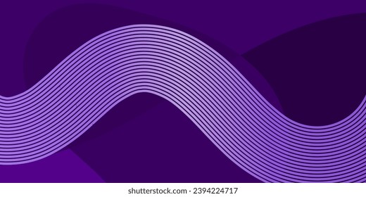 abstract purple background with glowing lines for business