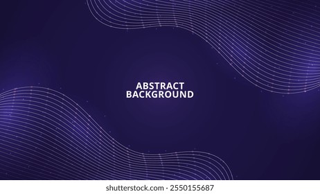 Abstract Purple Background With Glowing Wave Lines
, suitable for web design, digital art, and modern graphic projects.