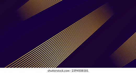 fondo púrpura abstracto con líneas doradas