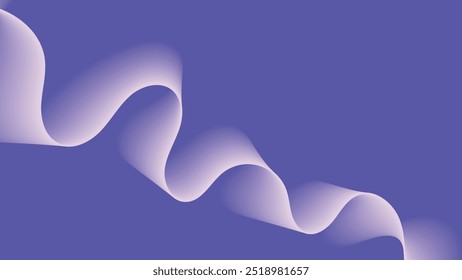 fundo roxo abstrato com ondas de fluido de linha