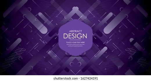 Abstract purple background with lines