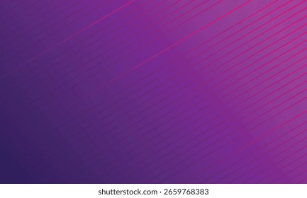Abstract purple background with lines diagonal. illustration technology