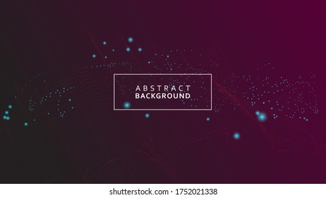 Abstract purple background with lines - Illustration technology - Vector eps10