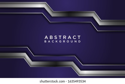 Abstract purple background with overlap layers and line texture