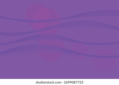 Abstractas fondo púrpura con círculos superpuestos y líneas ondulatorias que fluyen, transmitiendo un sentimiento moderno y dinámico.