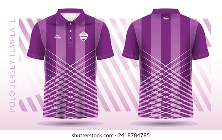 abstract purple background pattern for polo jersey sport uniform design