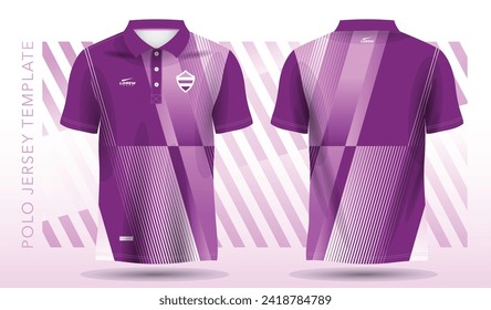 abstract purple background pattern for polo jersey sport uniform design