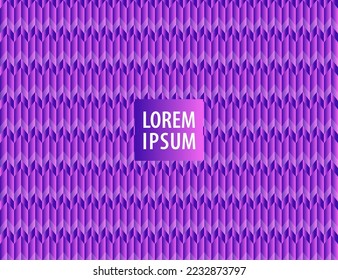 Abstract purple background. Seamless zigzag pattern. Repeating chevron texture wallpaper. Colorful banner template with gradient shapes design. Luxury design presentation. Modern vector.