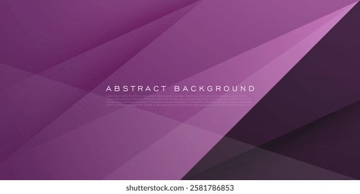 Abstract purple background with shadow pattern. Papercut overlap concept. Eps10 vector