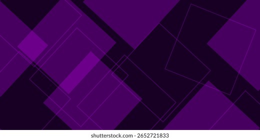 Fondo púrpura Abstractas con sombra y líneas cuadradas simples. Luce 3D con colores degradados añadidos.
