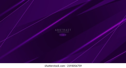 abstract purple background with shadows and simple lines. looks 3d with additional light. suitable for posters, brochures, e-sports and others. eps10 vector